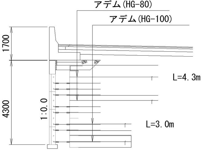 金沢外環状道路海側幹線Ⅳ期地方道改築工事(改良工その11)断面図