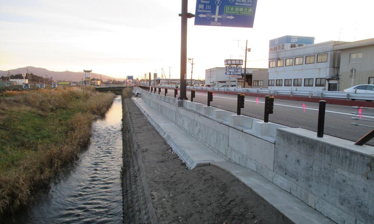 坂町地区交通安全対策工事